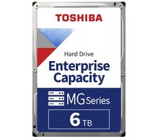 Toshiba Enterprise Capacity MG10 6TB 512e / HDD / 3,5" / SATA 6Gbit / 512MB Cache / 4Kn / 7.200 U/min / intern / 5 Jahre
