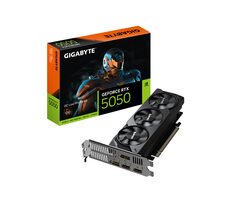 GIGABYTE GeForce RTX 5050 Low Profile 8GB OC / 2587MHz / 8GB GDDR6 / 128-bit / 1x HDMI + 3x DP / 550W (8)