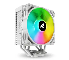 Sharkoon A40 RGB weiß / 1x 120mm / 220W TDP / 1800 U/min @ 30 dB / RGB / AMD + Intel
