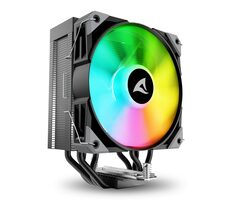 Sharkoon A40 RGB schwarz / 1x 120mm / 220W TDP / 1800 U/min @ 30 dB / RGB / AMD + Intel
