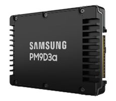Samsung PM9D3a 1,92 TB / 2,5 Zoll / PCI Express 5.0 NVMe / R: 12.000 MB/s / W: 3.500 MB/s / IOPS: 1700.000 und 150.000 / 5 Jahre