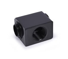 Alphacool Low Profile Adapter 90° G1/4 AG auf G1/4 IG schwarz / drehbar