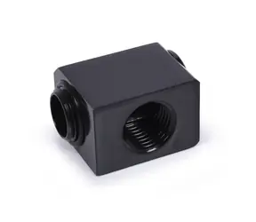 Alphacool Low Profile Adapter 90° G1/4 AG auf G1/4 IG schwarz / drehbar