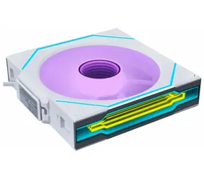 Lian Li UNI FAN SL-INF 120 ARGB Kabelloser Lüfter mit umgekehrter Flügelrotation, PWM, weiß / 120 mm ARGB / 32,2 dB bei 0-2300 U/min / 4-polig