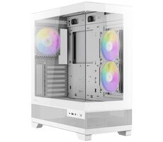 Antec CX700 ARGB weiß / ATX / 1x USB-A 3.0 / 1x USB-C 3.2 Gen 2 / 3x 120mm ARGB / ohne Netzteil / transparentes Seitenteil