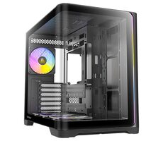 Antec C5 Curve ARGB schwarz / ATX / 2x USB-A 3.0 / 1x USB-C 3.2 Gen 2 / 4X 120mm ARGB / ohne Netzteil / transparentes Seitenteil 