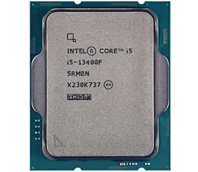 Intel Core i5 13400F @ 2,5 GHz (TRAY) / 4,6 GHz (Thread) / 10 Kerne, 16 Threads / 20 MB L2-Cache / TB Grafikkarte / 1700 / Raptor Lake / 65 W