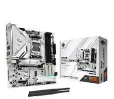 ASRock B850M Steel Legend Wifi / AMD B850 / DDR5 / SATA III / USB 3.2 / 2,5-Gbit/s-LAN / Wi-Fi 7 / sc.AM5 / mATX