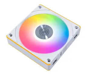 Lian Li UNI FAN CL Kabelloser Lüfter, weiß / ARGB / 120 mm / 2150 U/min / 29,8 dB / 77,34 CFM / 4-polig