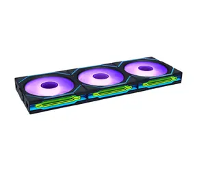 Lian Li UNI FAN SL-INF Kabelloser Reverse Blade 3er-Set inklusive Controller schwarz / ARGB / 120 mm / 2300 U/min / 32,2 dB / 69,7 CFM / 