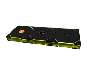 Lian Li UNI FAN TL Kabelloser LCD-Lüfter mit umgekehrter Rotorblattfunktion, 3-teilig inklusive Controller, schwarz / ARGB / 120 mm / 1900 U/min / 31 dB / 54,3 CFM / PW