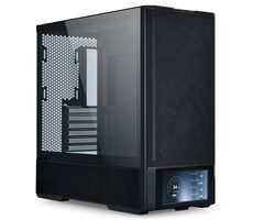 Lian Li LANCOOL 207 Digital Midi-Tower schwarz / ATX / 2x USB 3.0 + 1x USB 3.1 / 6"-Display / ohne Netzteil / transparente Seitenwand