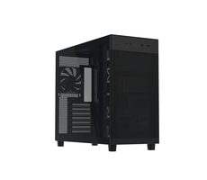 Asus Prime AP303 TG schwarz / ATX / 2x USB 3.2 / 1x USB-C 3.2 / ohne Netzteil / transparente Seitenwand 