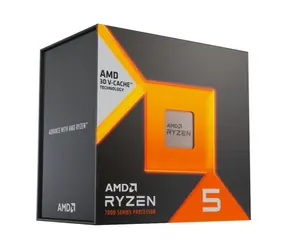 AMD RYZEN 5 7500X3D bei 3,7 GHz / Turbo 4,5 GHz / 6C12T / L2 6 MB L3 96 MB / AM5 / Zen 4 / 65 W