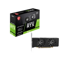 MSI RTX 3050 LP E 6G OC / 1492 MHz / 6 GB GDDR6 / 96-Bit / 2x HDMI + 1x DP / 70 W