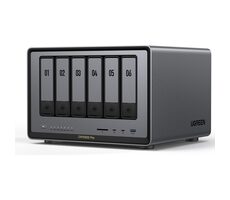 Ugreen NASync DXP6800 Pro / 6 Steckplätze / HDMI / 2x Thunderbolt / 4X USB-A / RJ45