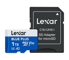 Lexar BLUE PLUS microSDHC/microSDXC 1 TB / Lesen: 160 MB/s / UHS-I / V30
