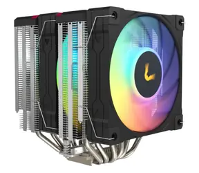 Valkyrie VK-AIRDL125B Vind DL125 schwarz / CPU-Kühler / 2x 120 mm / 2150 U/min bei 30,5 dB / 78 CFM / 4-Pin