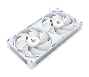 NZXT F280X RGB weiß / Lüfter / 2x 140 mm / Flüssigkeitsdynamisches Gleitlager / 41 dB bei 2400 U/min / 116 CFM 