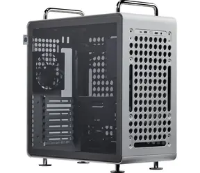Cooler Master QUBE 540 grau / E-ATX / 2x USB-A 3.2 / 1x USB-C 3.2 / 1x 120-mm-Einbauschacht / ohne Netzteil / transparente Seitenwand