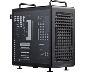 Cooler Master QUBE 540 schwarz / E-ATX / 2x USB-A 3.2 / 1x USB-C 3.2 / 1x 120-mm-Einbauschacht / ohne Netzteil / transparente Seitenwand