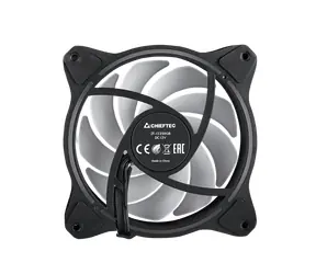 Chieftec ZF-1225RGB schwarz / Lüfter / 120 mm / Hydrauliklager / 26,5 dB bei 1600 U/min / 42,5 CFM / 4-Pin PWM + 3-Pin