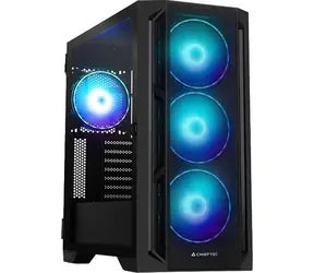 Chieftec APEX LUMO schwarz / E-ATX / 2x USB-A 3.0 / 1x USB-C 3.2 / 4X 140 mm ARGB / ohne Netzteil / transparente Seitenwand