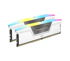 Corsair Vengeance RGB 32 GB (2x16 GB) 6400 MHz weiß / DDR5 / PC5-51200 / CL36-48-48-104 / 1,35 V