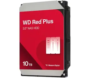 WD Red PLUS 10 TB / HDD / 3,5" / SATA 6 Gbit/s / 7.200 U/min / 512 MB Cache / 3 Jahre / für NAS