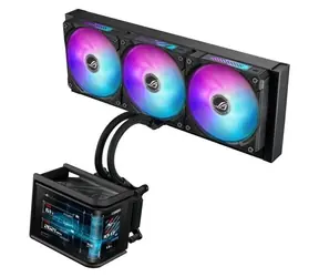Asus ROG RYUO IV SLC 360 schwarz / CPU-Wasserkühlungsset / 3x 120 mm / max. 39,6 dB / max. 2650 U/min / ARGB