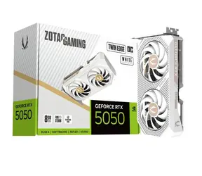 Zotac GAMING GeForce RTX 5050 Twin Edge OC W. ED. / 2317-2602 GHz / 8192 MB GDDR6 / 128 Bit / 1x HDMI + 3x DP / 550 W (8)