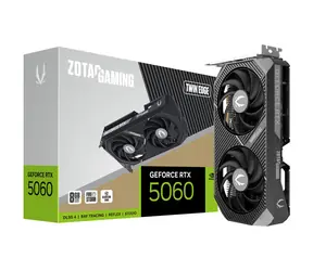 Zotac GAMING GeForce RTX 5060 Twin Edge 8 GB / 2280-2497 GHz / 8192 MB GDDR7 / 128 Bit / 1x HDMI + 3x DP / 550 W (8)