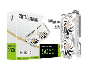 Zotac GAMING GeForce RTX 5060 Twin Edge OC W. ED. / 2280-2527 GHz / 8192 MB GDDR7 / 128 Bit / 1x HDMI + 3x DP / 550 W (8)