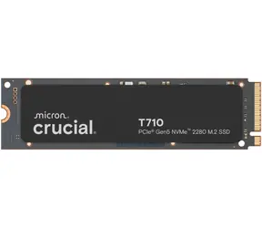 CRUCIAL T710 2 TB / M.2 SSD 2280 / PCIe 5.0 / R: 14500 MB/s / Schreiben: 13800 MB/s / 5 Jahre