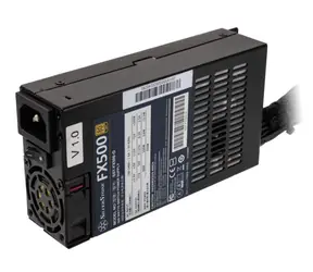 Ausgepackt - Silverstone FX500-G 500W / Flex-ATX / 40 mm / aktives PFC / nicht modular / 80 PLUS Gold / ausgepackt