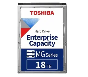 Toshiba Enterprise Capacity MG11 18 TB 512e / HDD / 3,5" / SATA 6 Gbit/s / 1024 MB Cache / 7200 U/min / Intern / 5 Jahre
