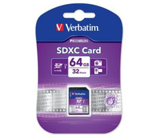 Verbatim SDXC 64 GB Speicherkarte SecureDigital / 10 MB / Klasse 10