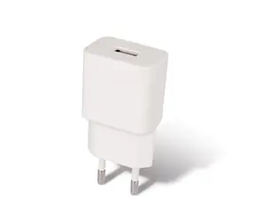 Setty GSM108850 weiß / USB-Netzwerkladegerät mit Beleuchtungskabel / 2,4 A / 1 m