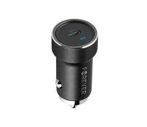Forever CC-06 USB-C Autoladegerät schwarz / 20W / 1x USB-C / für Zigarettenanzünder im Auto