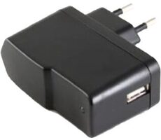 Niceboy USB-Ladegerät 230V Strong 1000mA schwarz / Netzladegerät / USB-A