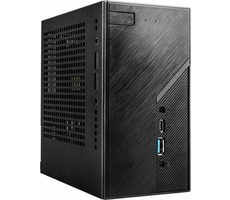 ASRock DeskMini H470 schwarz / LGA1200 / 2x DDR4 / 2x 2,5" / VGA / HDMI / DP / LAN / Ohne Betriebssystem