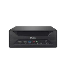 Shuttle XPC Slim XH610 schwarz / Ohne CPU (LGA1700/ Intel Core 12. Generation) / 2xDDR4 / 3xSATA / 1x M.2 / 2xLAN / Ohne Betriebssystem