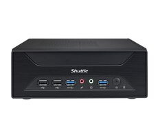 Shuttle XPC slim XH510G schwarz / Ohne CPU (LGA1200/ Intel Core 11/12. Gen) / 2xDDR4 / 1xSATA / 2x M.2 / 1xLAN / Ohne Betriebssystem