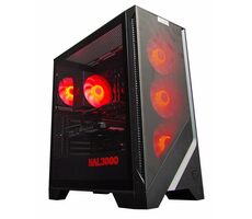 HAL3000 Online Gamer Super Black / AMD RYZEN 5 7600 / 32 GB / RTX 4070 Super 12 GB / 1 TB PCIe SSD / WLAN / W11H