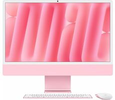 Apple iMac 24 M4 (2024) rosa / 24" 4,5K / Apple M4 / 16GB / 512GB SSD / Apple 10-Core / macOS