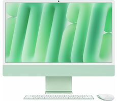 Apple iMac 24 M4 (2024) grün / 24" 4,5K / Apple M4 / 16GB / 256GB SSD / Apple 8-Core / macOS