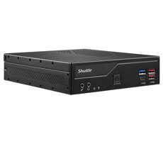 Shuttle XPC Slim DH670V2 schwarz / LGA1700 / 2xDDR4 / 1xSATA / 2x M.2 / 2x2.5GLAN / Ohne Betriebssystem