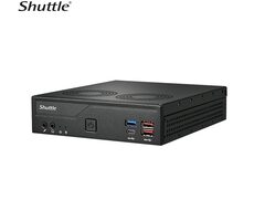 Shuttle XPC Slim DH770 schwarz / LGA1700 / 2xDDR5 / 1xSATA / 2x M.2 / 2x2.5GLAN / Ohne Betriebssystem