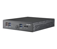 Shuttle XPC slim DS50U7 schwarz / IntelCore i7-1355U 1,7GHz / 2xDDR5 / 1xSATA / 2x M.2 / 2xGLAN / Ohne Betriebssystem