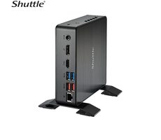 Shuttle XPC nano NC40U schwarz / Intel Celeron 7305 / 2xDDR4 / 1xSATA / 2x M.2 / 1xGLAN / Ohne Betriebssystem